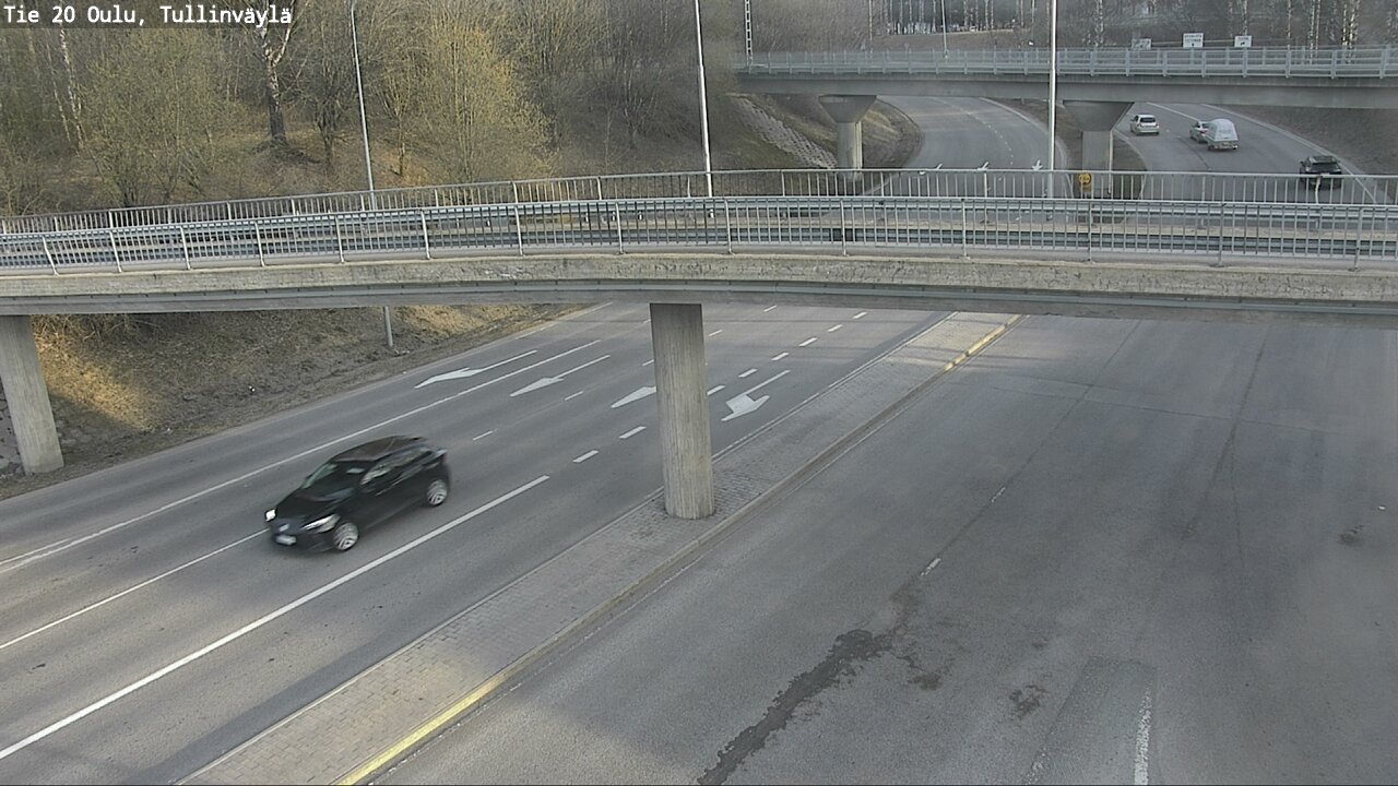 Weather Camera Image Road 20 Oulu, Tullinväylä, Oulu, Pohjois-Pohjanmaa