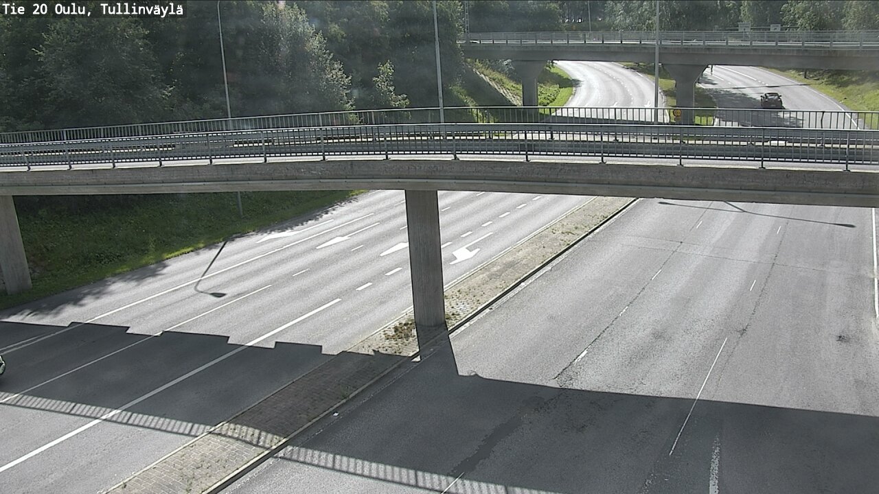 Weather Camera Image Road 20 Oulu, Tullinväylä, Oulu, Pohjois-Pohjanmaa