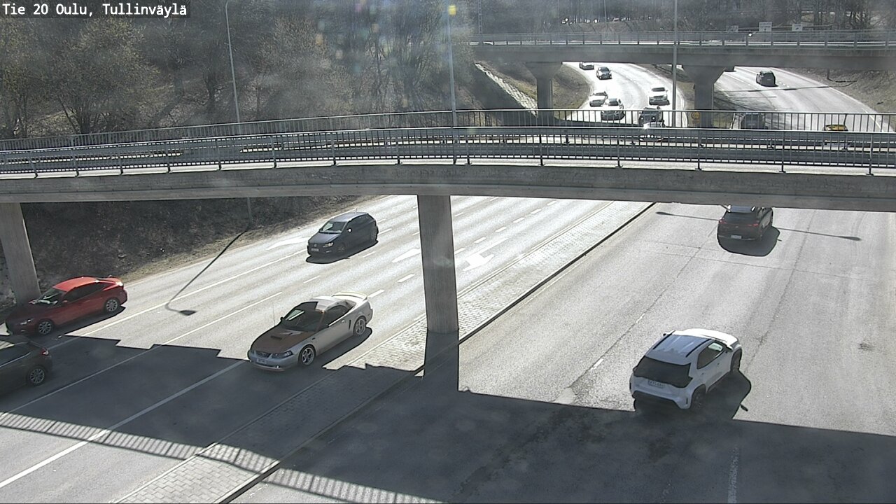 Weather Camera Image Road 20 Oulu, Tullinväylä, Oulu, Pohjois-Pohjanmaa