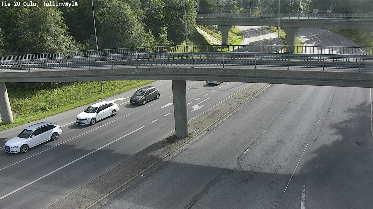 Weather Camera Image Road 20 Oulu, Tullinväylä, Oulu, Pohjois-Pohjanmaa