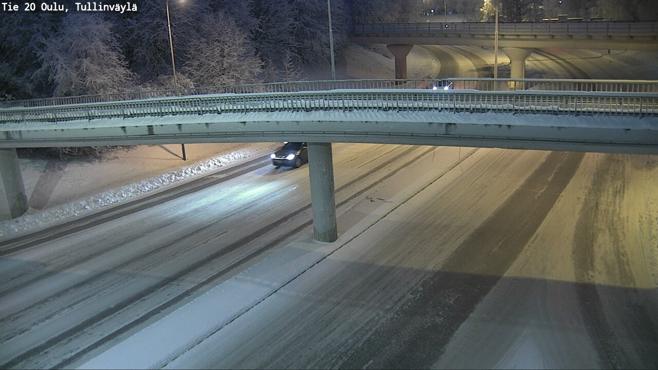 Weather Camera Image Väg 20 Uleåborg, Tullinväylä, Oulu, Pohjois-Pohjanmaa
