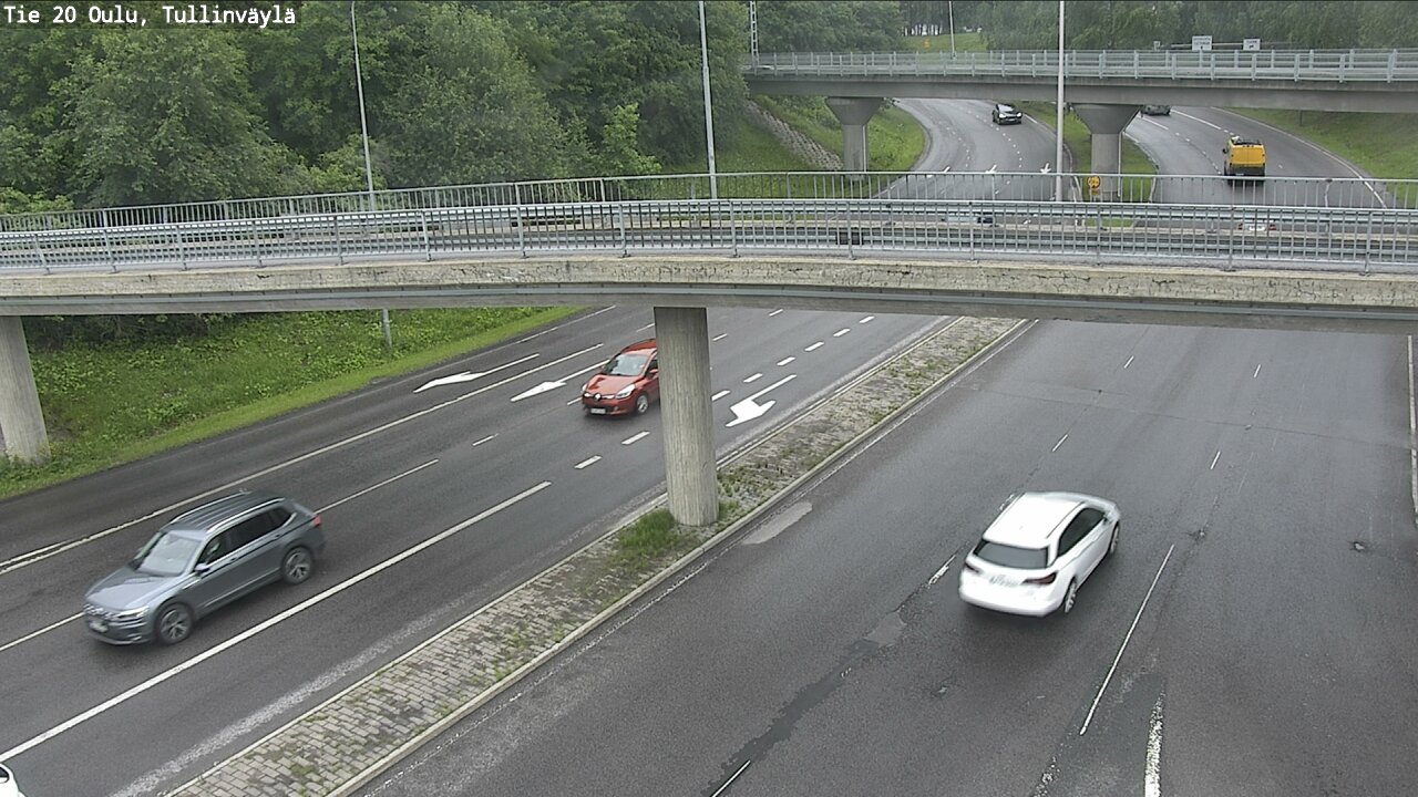 Weather Camera Image Väg 20 Uleåborg, Tullinväylä, Oulu, Pohjois-Pohjanmaa