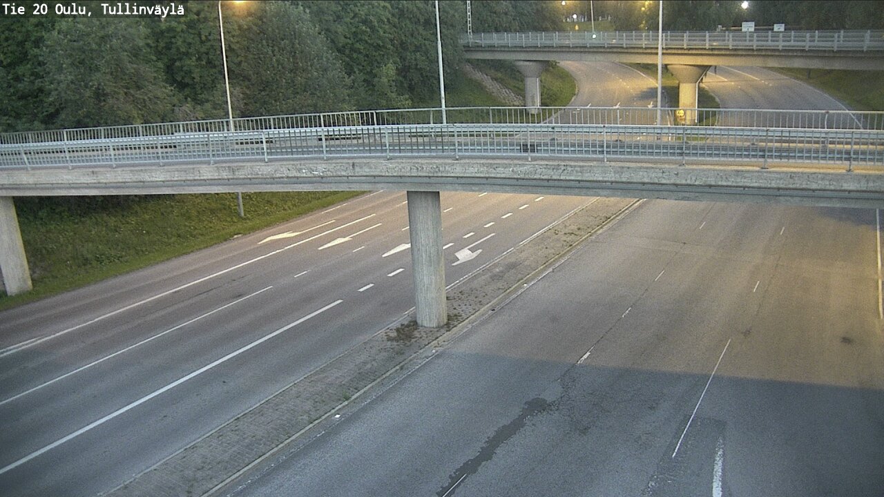 Weather Camera Image Road 20 Oulu, Tullinväylä, Oulu, Pohjois-Pohjanmaa
