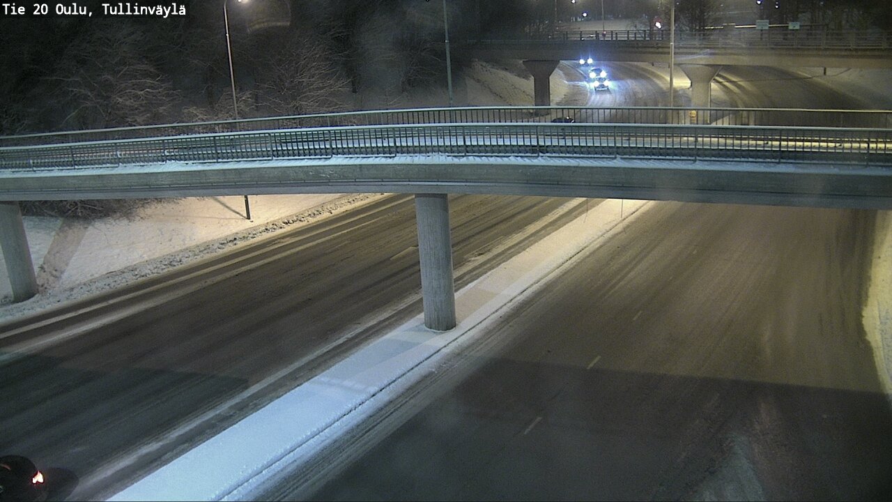 Weather Camera Image Väg 20 Uleåborg, Tullinväylä, Oulu, Pohjois-Pohjanmaa