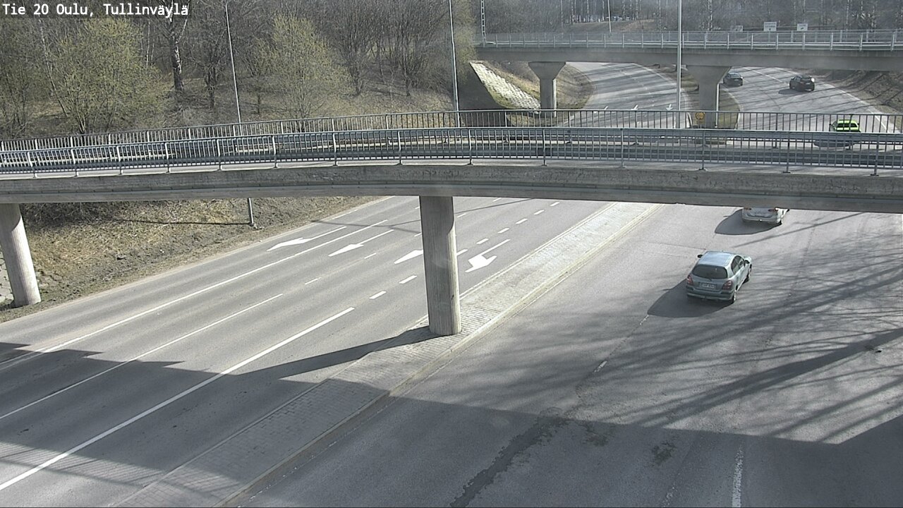 Weather Camera Image Road 20 Oulu, Tullinväylä, Oulu, Pohjois-Pohjanmaa