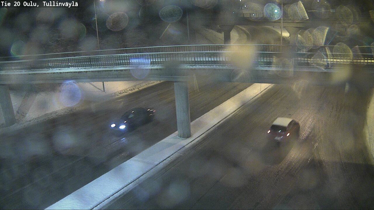 Weather Camera Image Väg 20 Uleåborg, Tullinväylä, Oulu, Pohjois-Pohjanmaa