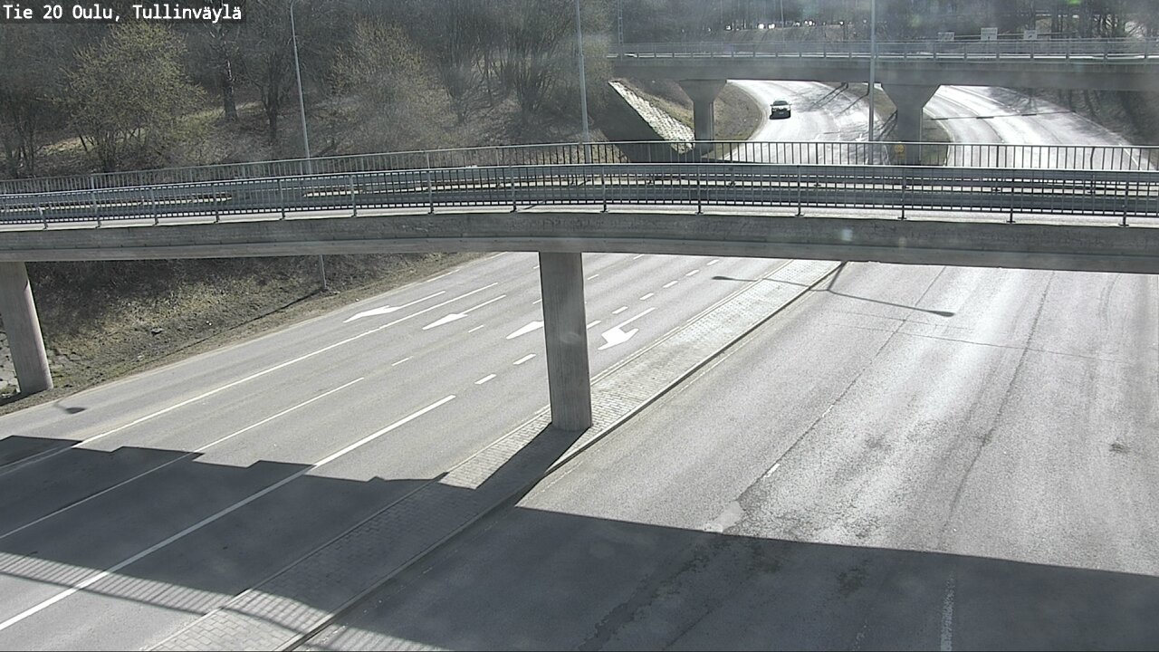 Weather Camera Image Road 20 Oulu, Tullinväylä, Oulu, Pohjois-Pohjanmaa