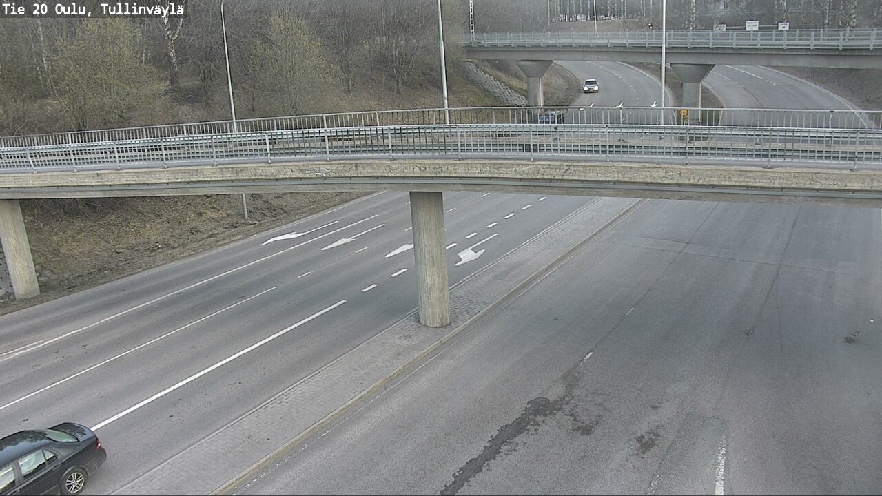 Weather Camera Image Road 20 Oulu, Tullinväylä, Oulu, Pohjois-Pohjanmaa