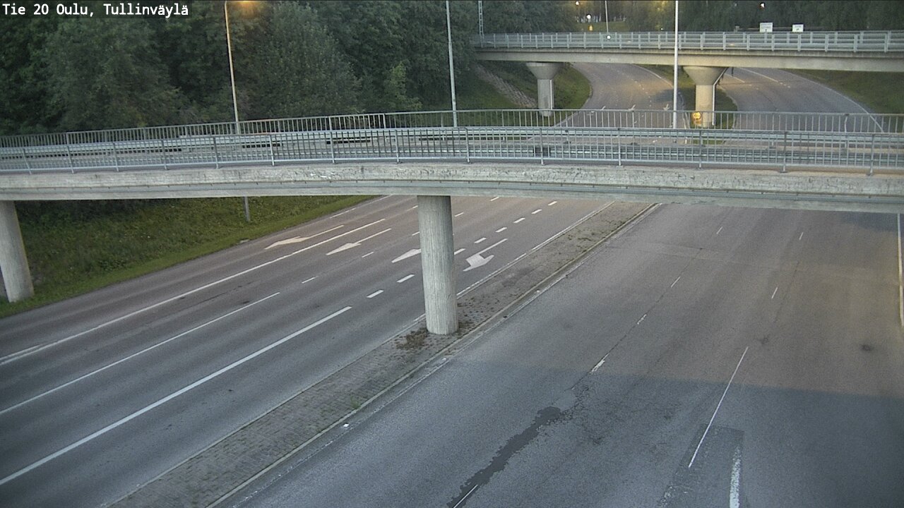 Weather Camera Image Road 20 Oulu, Tullinväylä, Oulu, Pohjois-Pohjanmaa