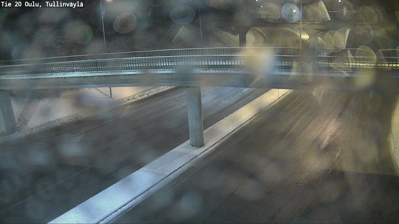 Weather Camera Image Väg 20 Uleåborg, Tullinväylä, Oulu, Pohjois-Pohjanmaa