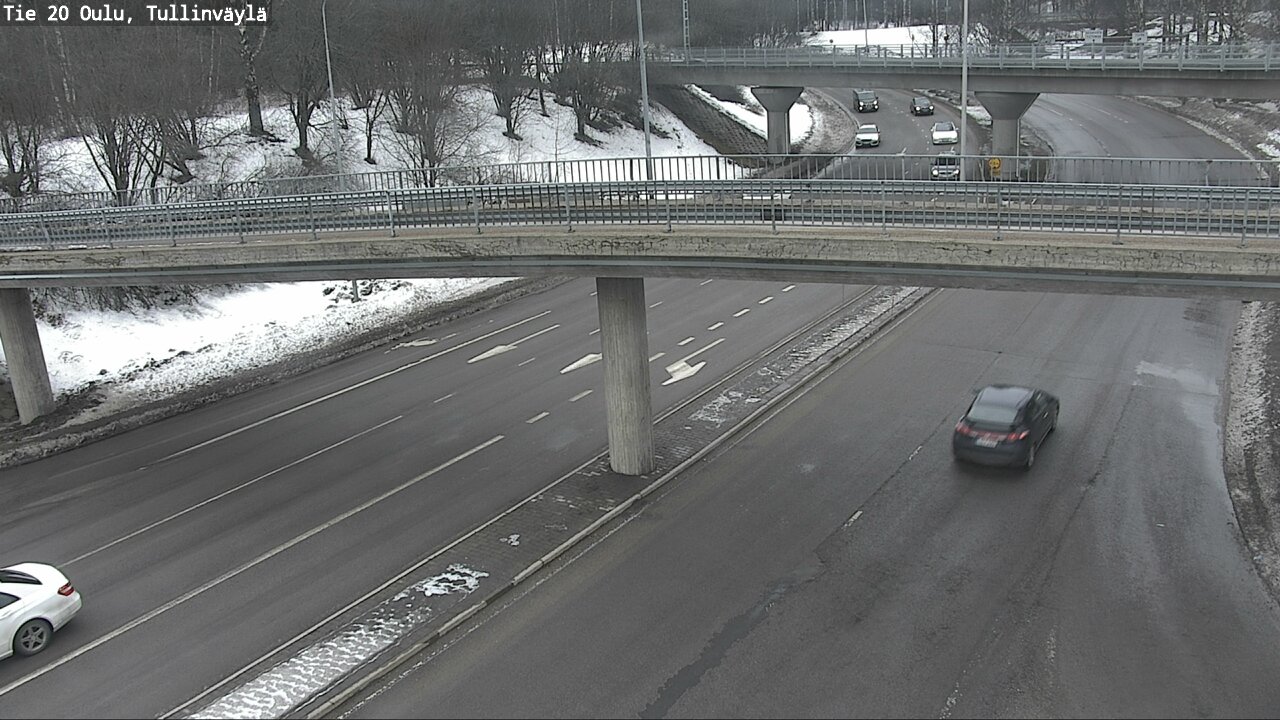 Weather Camera Image Road 20 Oulu, Tullinväylä, Oulu, Pohjois-Pohjanmaa