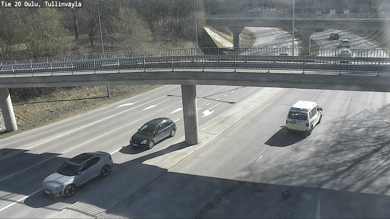Weather Camera Image Road 20 Oulu, Tullinväylä, Oulu, Pohjois-Pohjanmaa