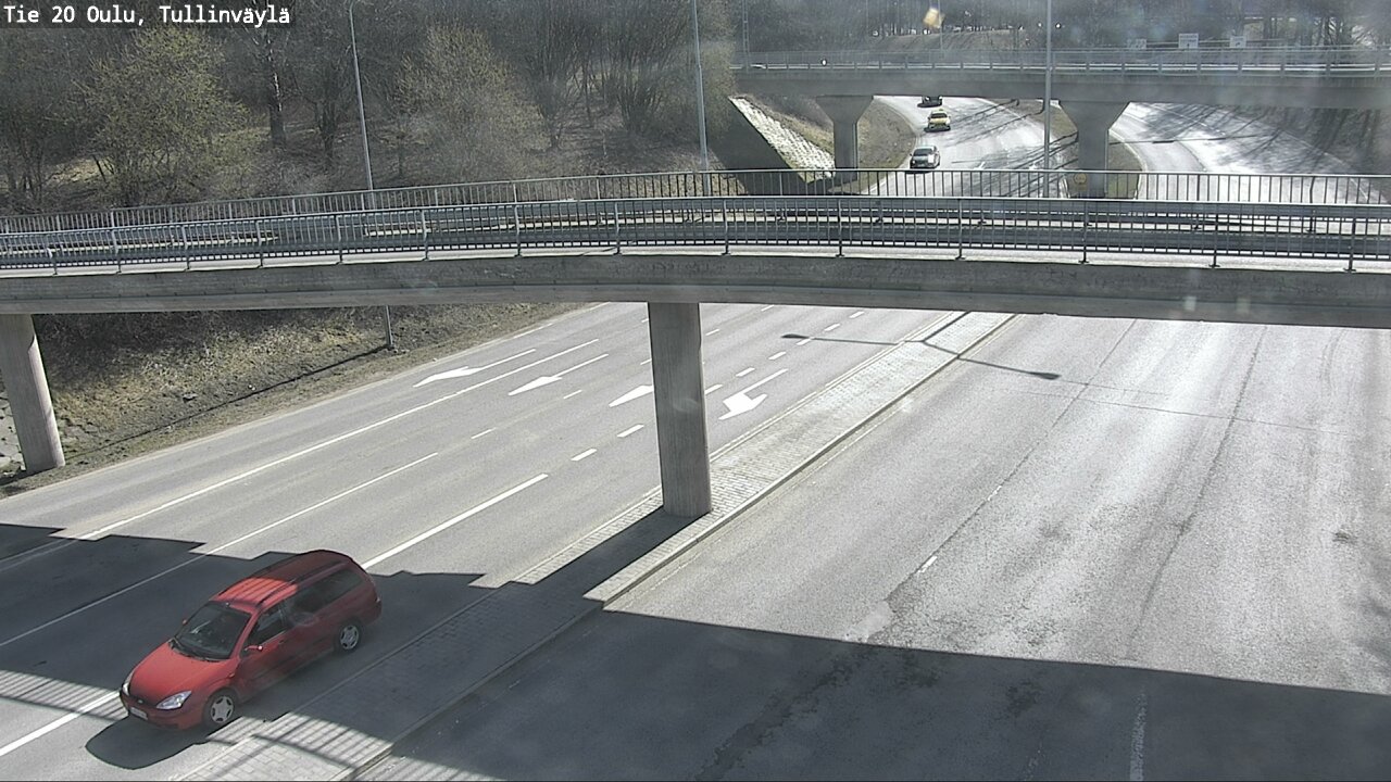 Weather Camera Image Road 20 Oulu, Tullinväylä, Oulu, Pohjois-Pohjanmaa