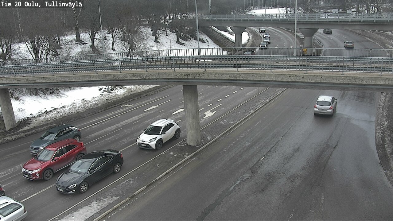 Weather Camera Image Väg 20 Uleåborg, Tullinväylä, Oulu, Pohjois-Pohjanmaa