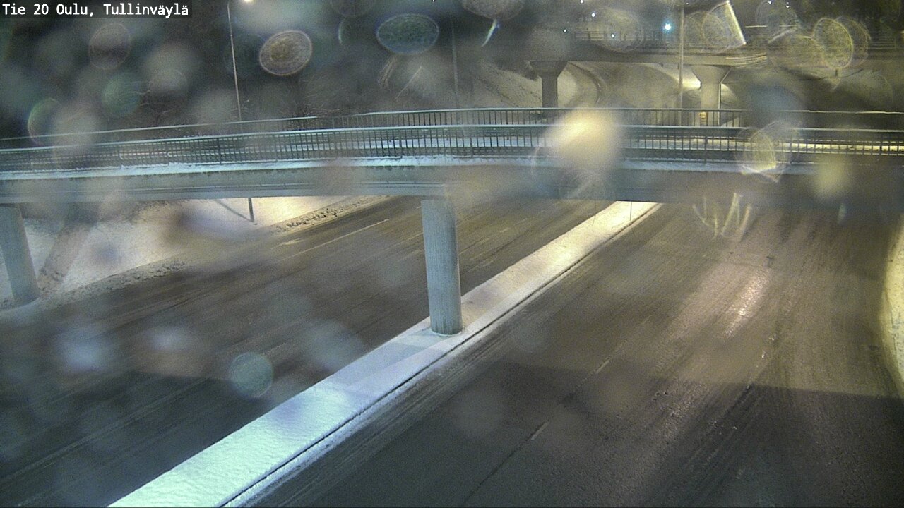 Weather Camera Image Väg 20 Uleåborg, Tullinväylä, Oulu, Pohjois-Pohjanmaa
