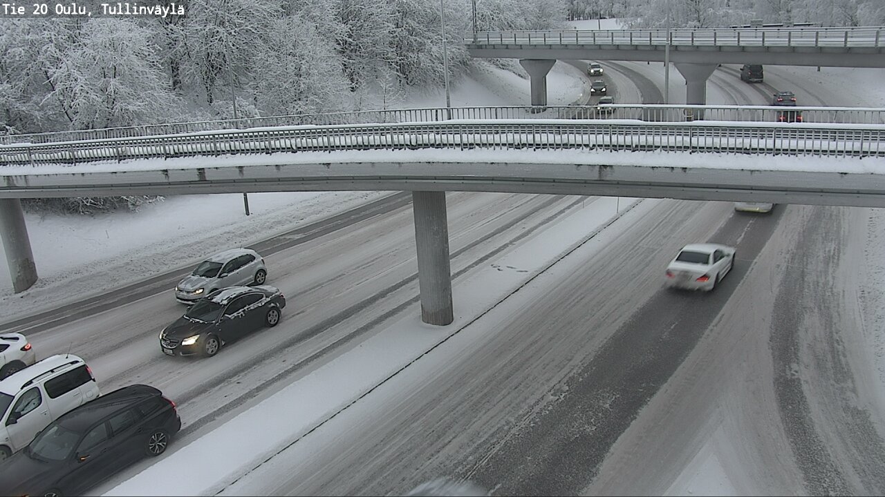 Weather Camera Image Väg 20 Uleåborg, Tullinväylä, Oulu, Pohjois-Pohjanmaa