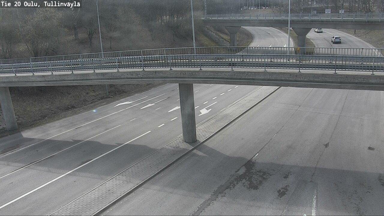 Weather Camera Image Road 20 Oulu, Tullinväylä, Oulu, Pohjois-Pohjanmaa