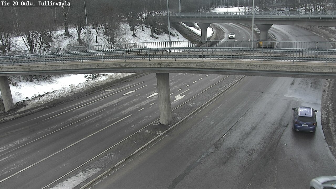Weather Camera Image Väg 20 Uleåborg, Tullinväylä, Oulu, Pohjois-Pohjanmaa