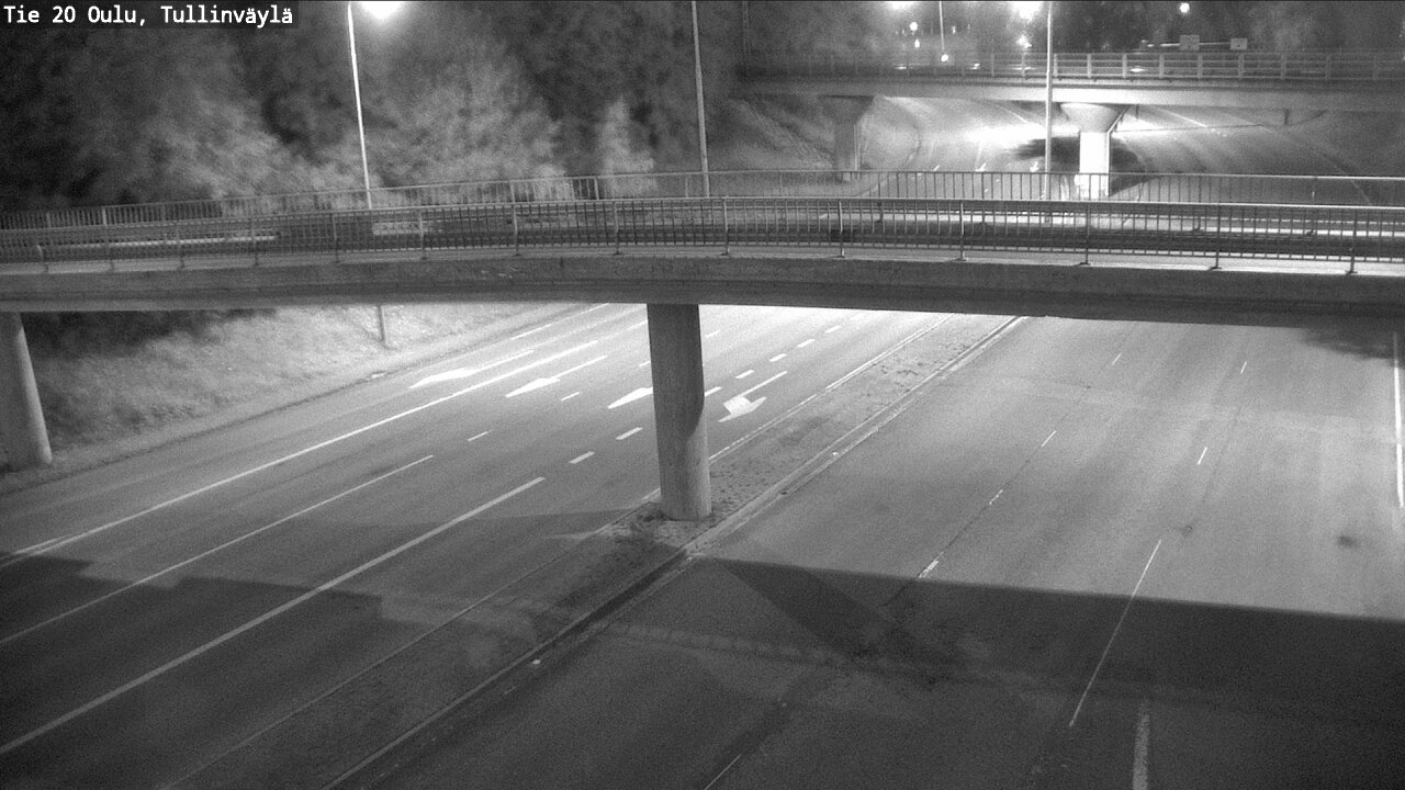 Weather Camera Image Road 20 Oulu, Tullinväylä, Oulu, Pohjois-Pohjanmaa