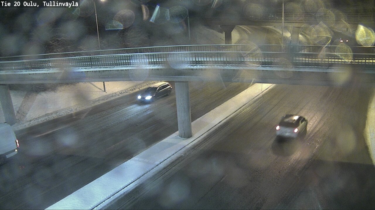 Weather Camera Image Väg 20 Uleåborg, Tullinväylä, Oulu, Pohjois-Pohjanmaa