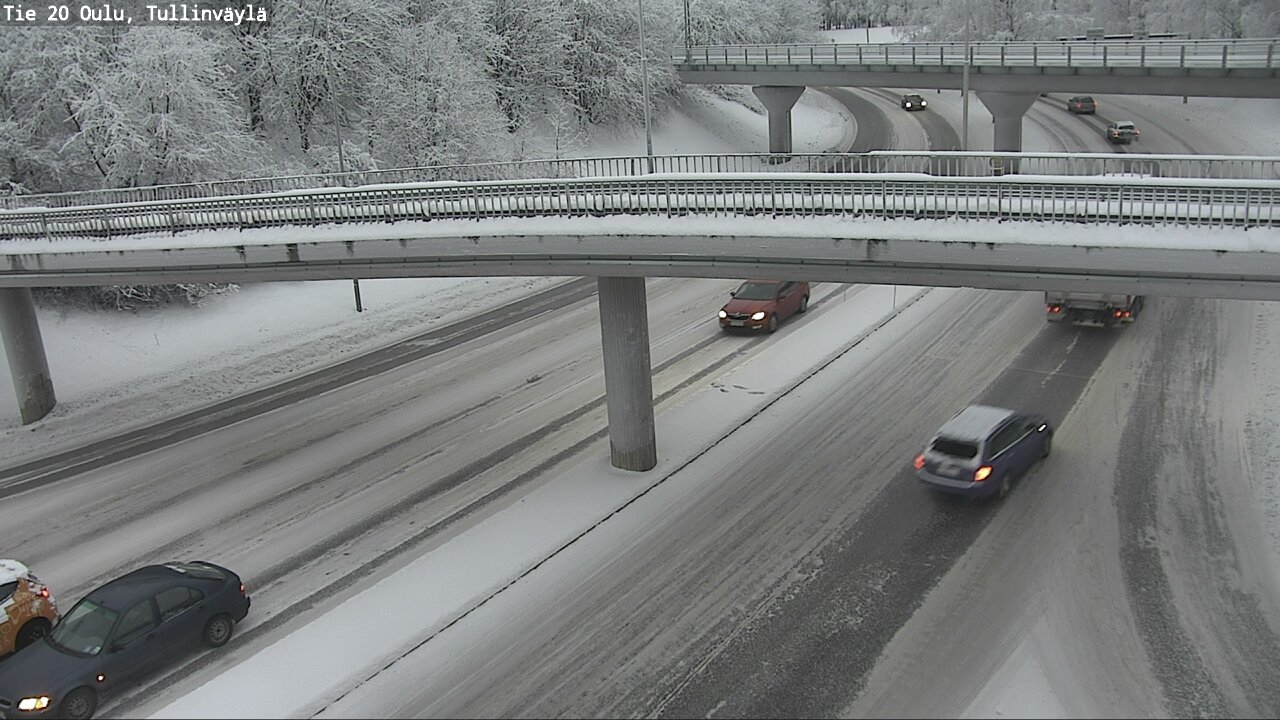 Weather Camera Image Väg 20 Uleåborg, Tullinväylä, Oulu, Pohjois-Pohjanmaa