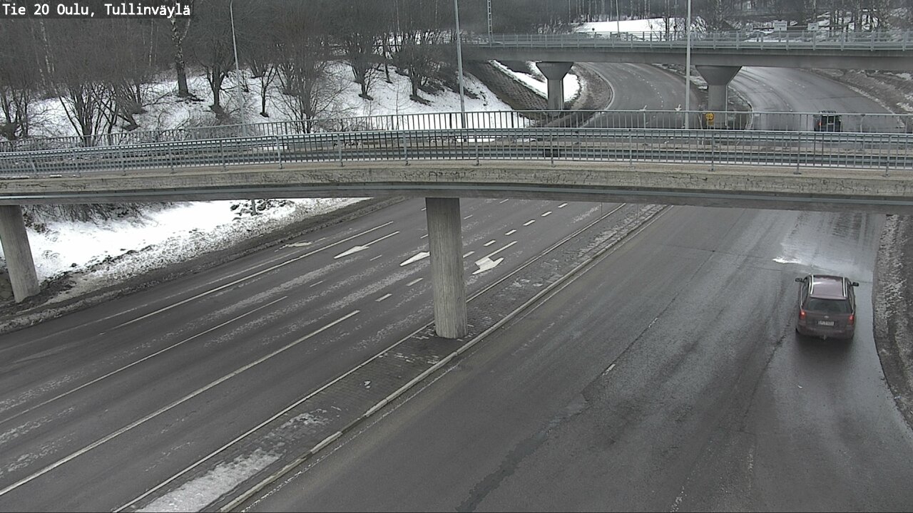 Weather Camera Image Road 20 Oulu, Tullinväylä, Oulu, Pohjois-Pohjanmaa
