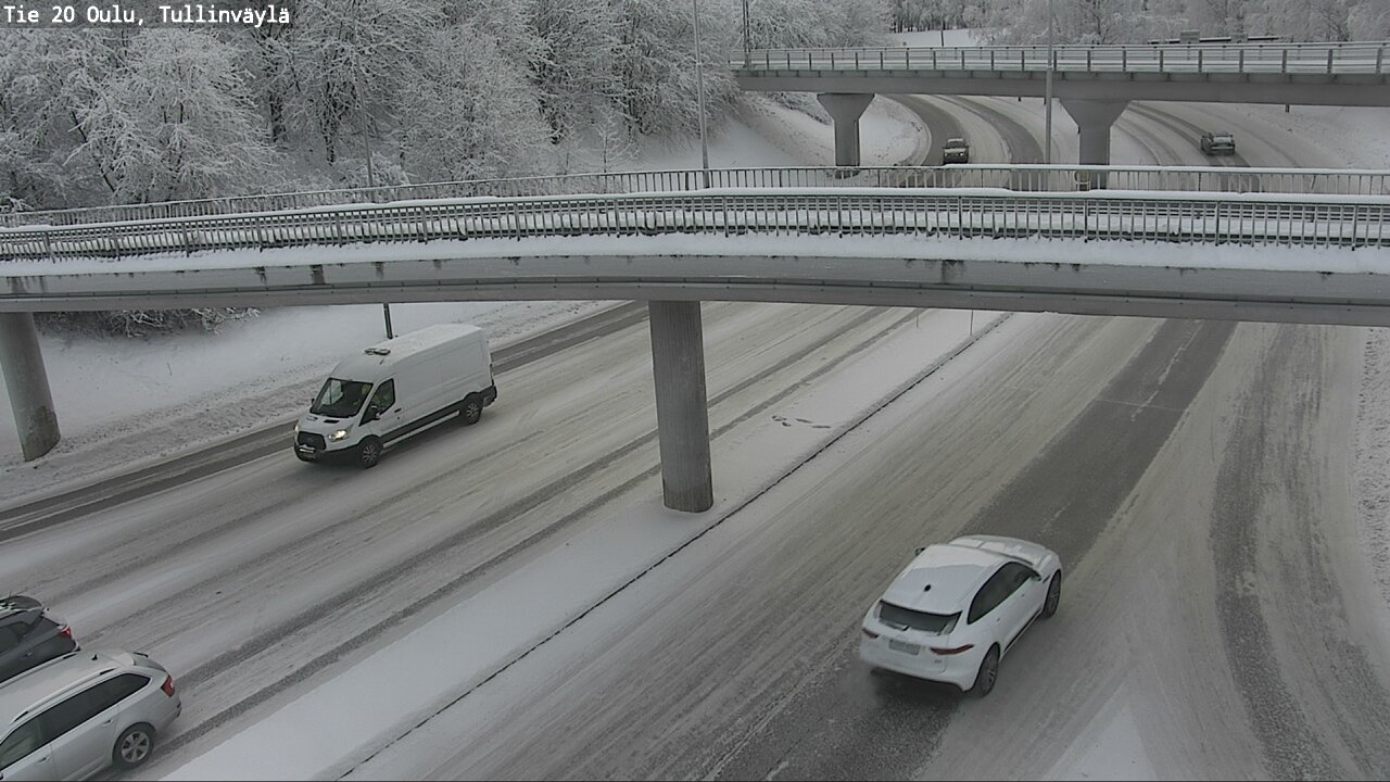 Weather Camera Image Road 20 Oulu, Tullinväylä, Oulu, Pohjois-Pohjanmaa