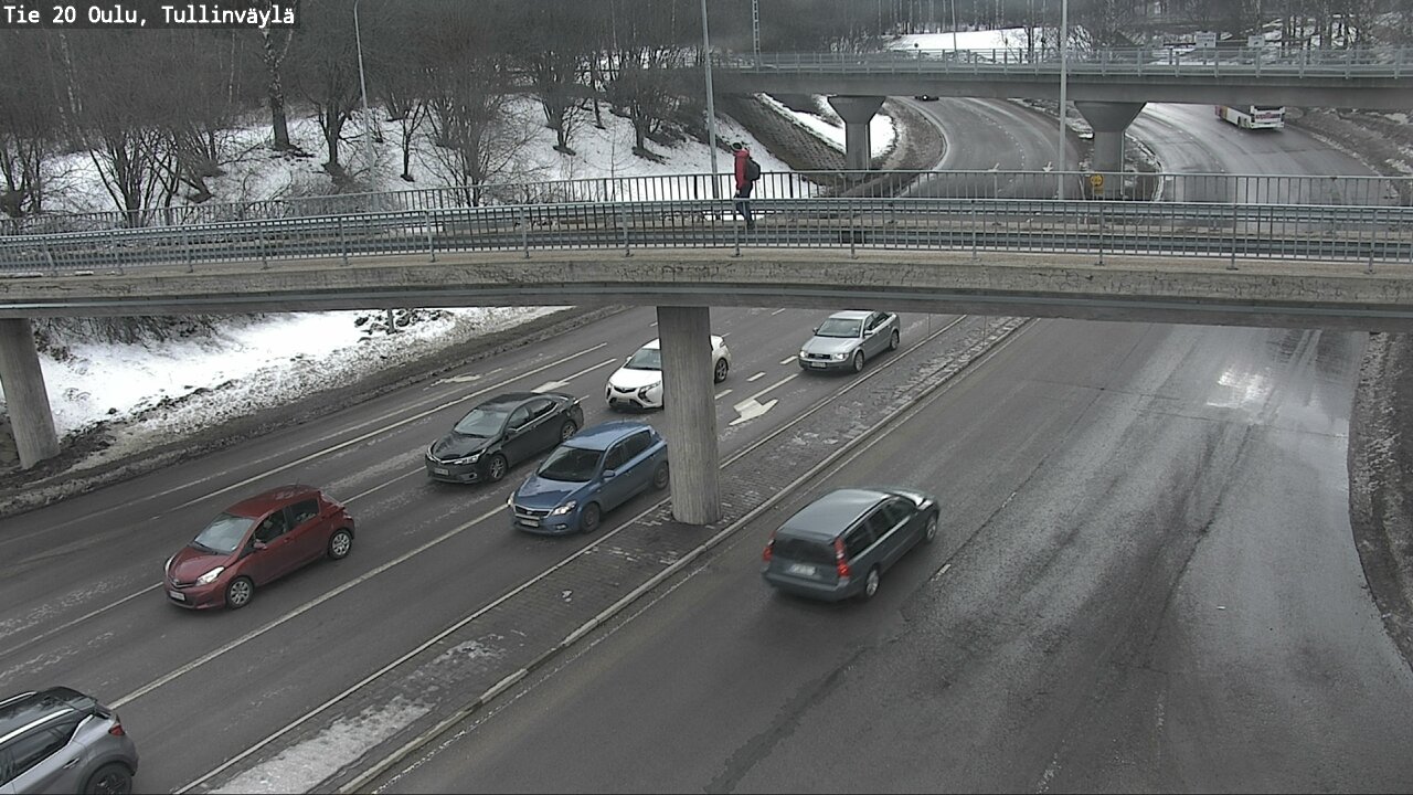 Weather Camera Image Road 20 Oulu, Tullinväylä, Oulu, Pohjois-Pohjanmaa