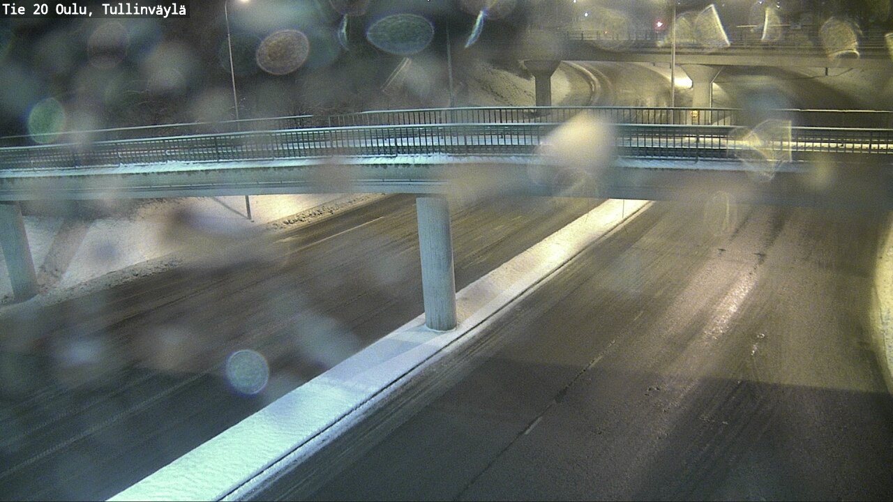 Weather Camera Image Väg 20 Uleåborg, Tullinväylä, Oulu, Pohjois-Pohjanmaa