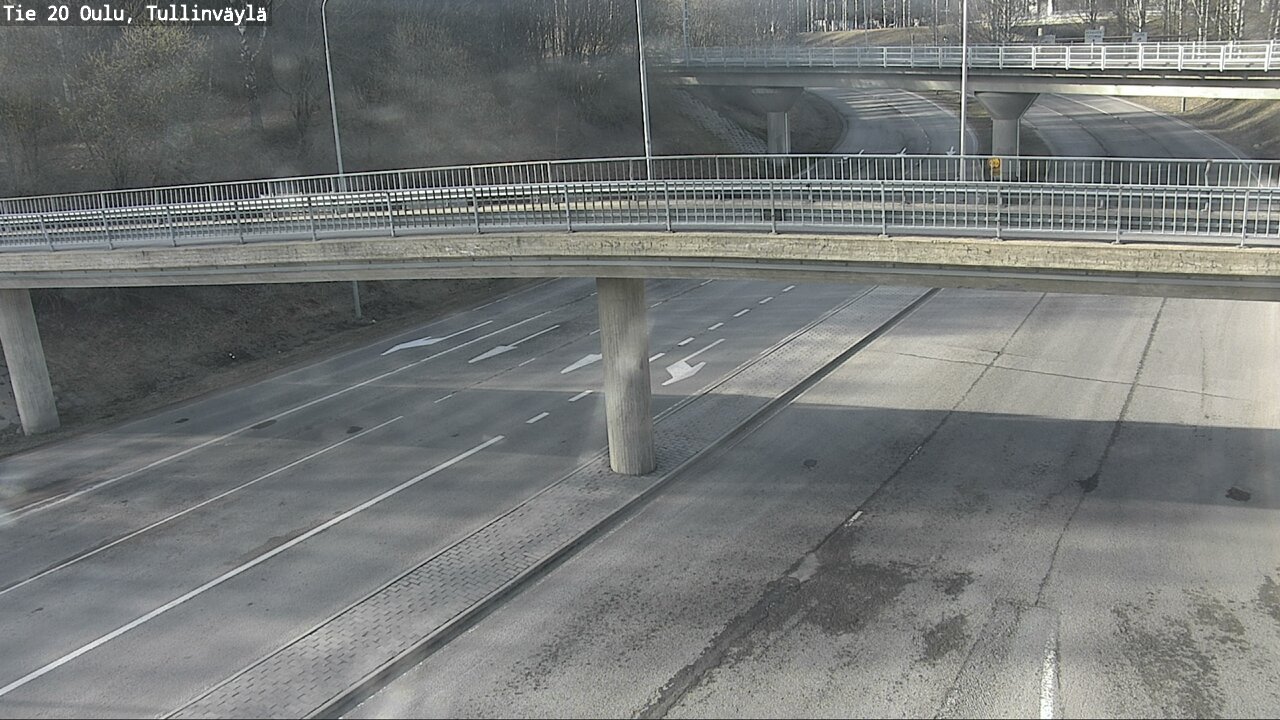Weather Camera Image Road 20 Oulu, Tullinväylä, Oulu, Pohjois-Pohjanmaa
