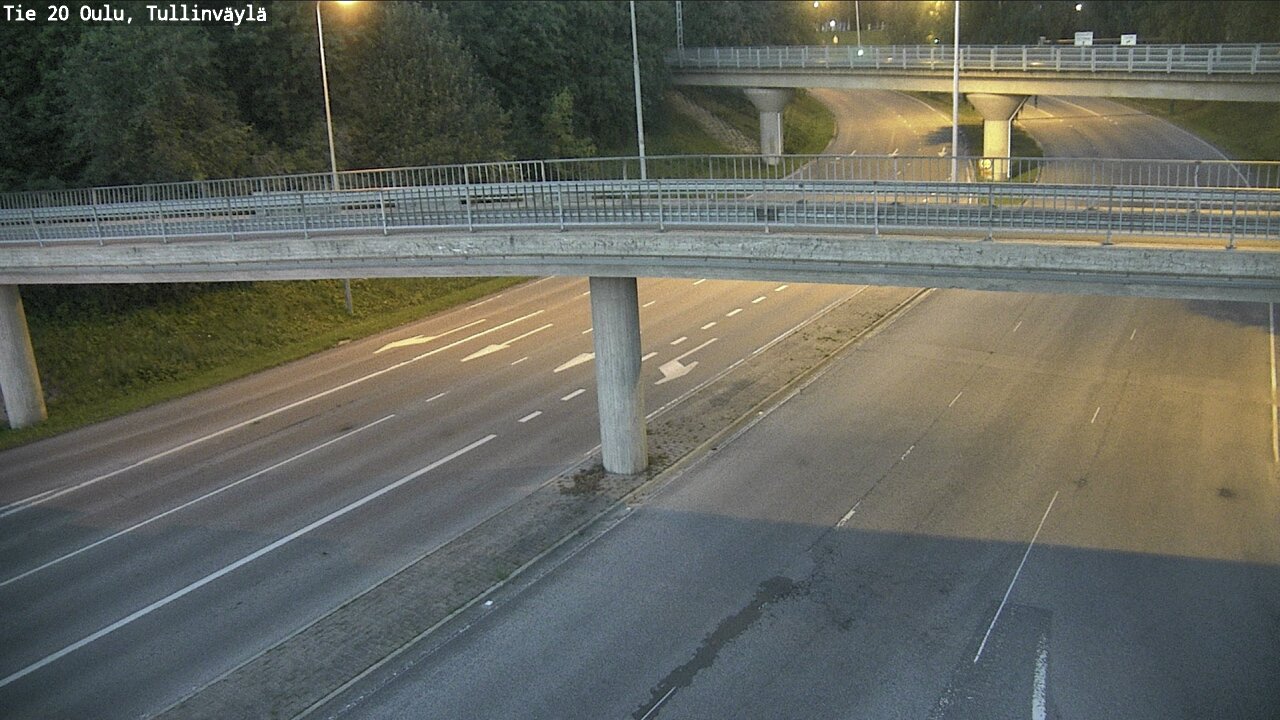 Weather Camera Image Road 20 Oulu, Tullinväylä, Oulu, Pohjois-Pohjanmaa