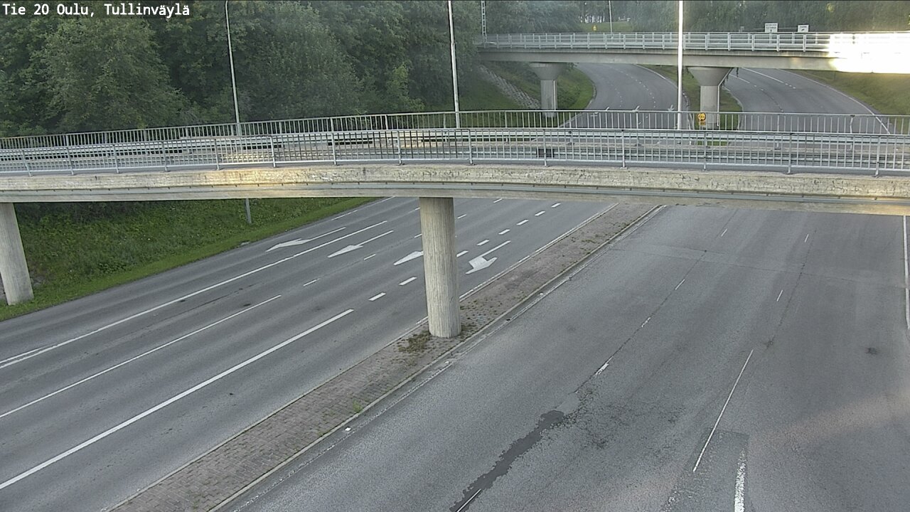 Weather Camera Image Road 20 Oulu, Tullinväylä, Oulu, Pohjois-Pohjanmaa