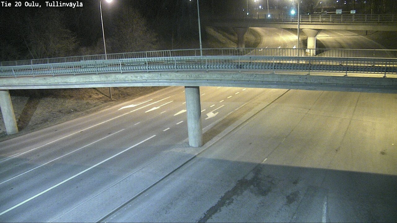 Weather Camera Image Väg 20 Uleåborg, Tullinväylä, Oulu, Pohjois-Pohjanmaa