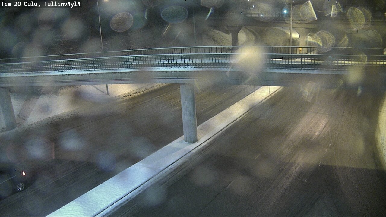 Weather Camera Image Väg 20 Uleåborg, Tullinväylä, Oulu, Pohjois-Pohjanmaa