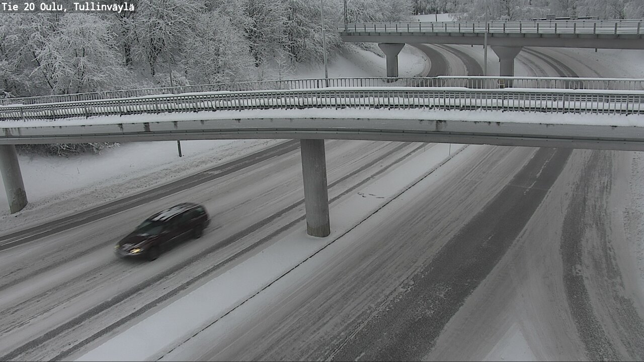 Weather Camera Image Väg 20 Uleåborg, Tullinväylä, Oulu, Pohjois-Pohjanmaa
