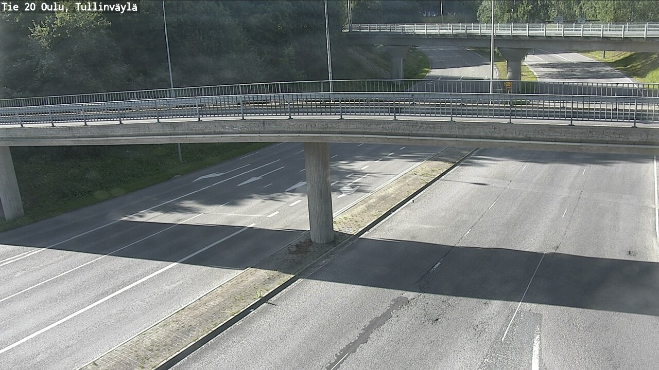 Weather Camera Image Road 20 Oulu, Tullinväylä, Oulu, Pohjois-Pohjanmaa