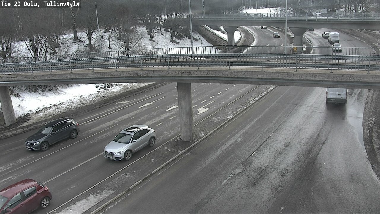Weather Camera Image Väg 20 Uleåborg, Tullinväylä, Oulu, Pohjois-Pohjanmaa