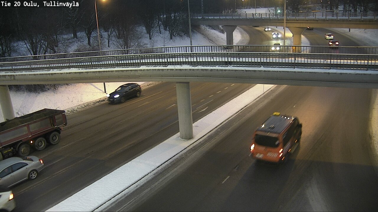 Weather Camera Image Road 20 Oulu, Tullinväylä, Oulu, Pohjois-Pohjanmaa