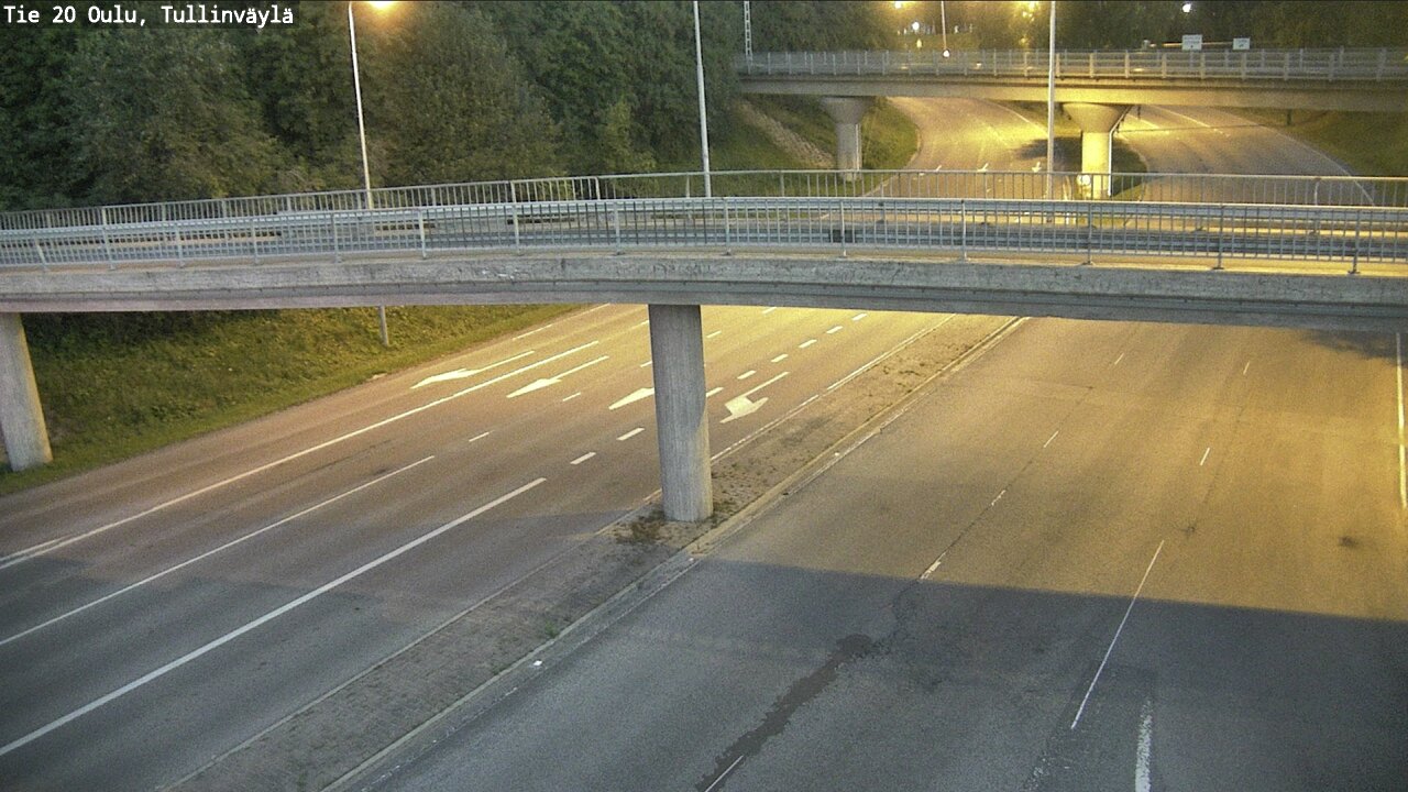 Weather Camera Image Road 20 Oulu, Tullinväylä, Oulu, Pohjois-Pohjanmaa