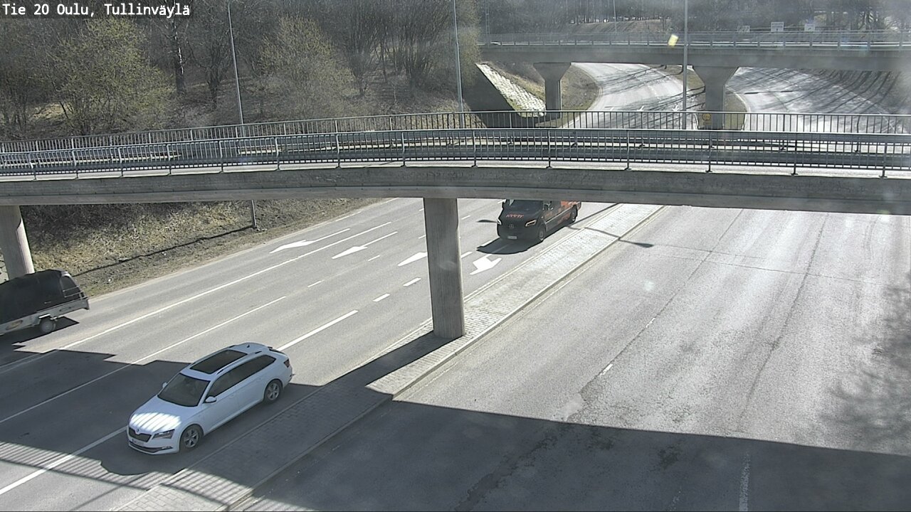 Weather Camera Image Road 20 Oulu, Tullinväylä, Oulu, Pohjois-Pohjanmaa