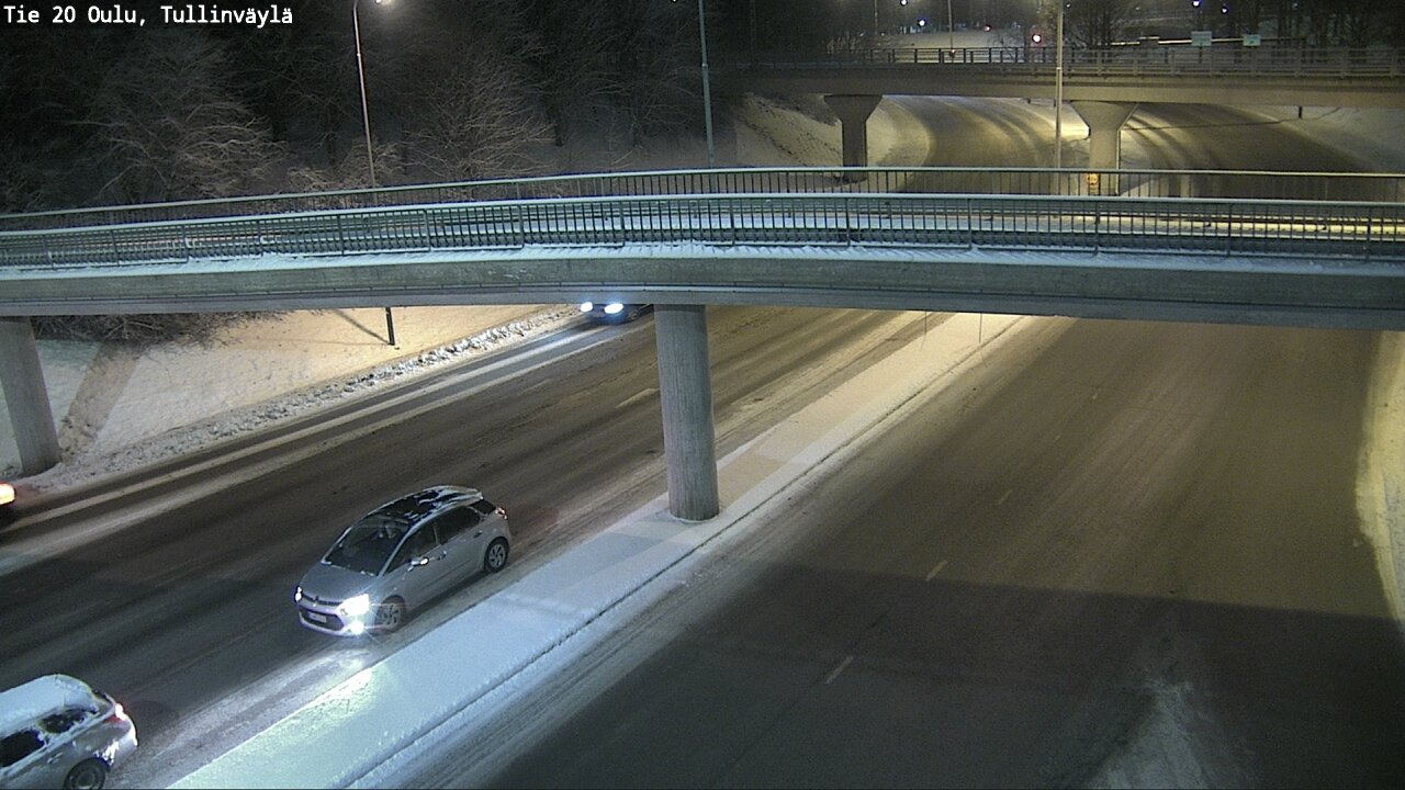 Weather Camera Image Väg 20 Uleåborg, Tullinväylä, Oulu, Pohjois-Pohjanmaa