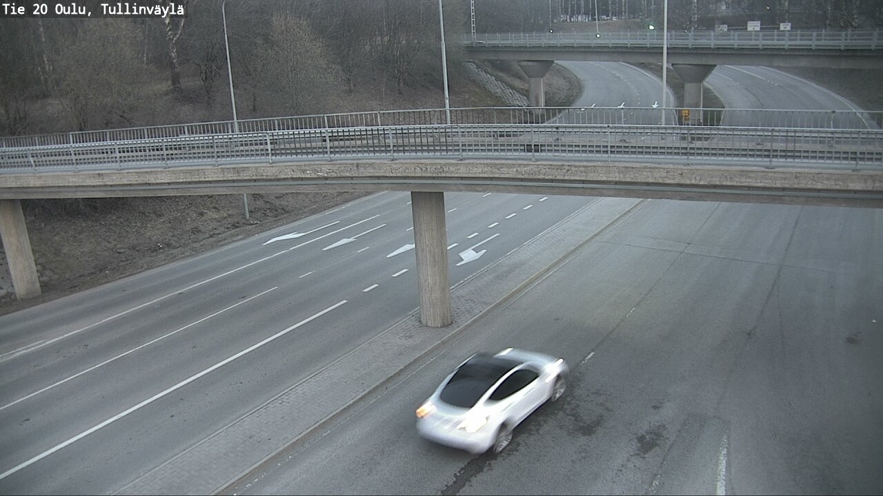 Weather Camera Image Road 20 Oulu, Tullinväylä, Oulu, Pohjois-Pohjanmaa