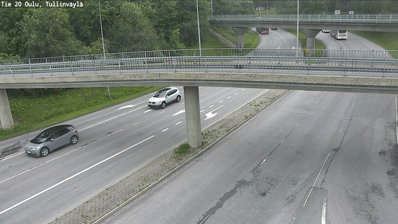 Weather Camera Image Road 20 Oulu, Tullinväylä, Oulu, Pohjois-Pohjanmaa