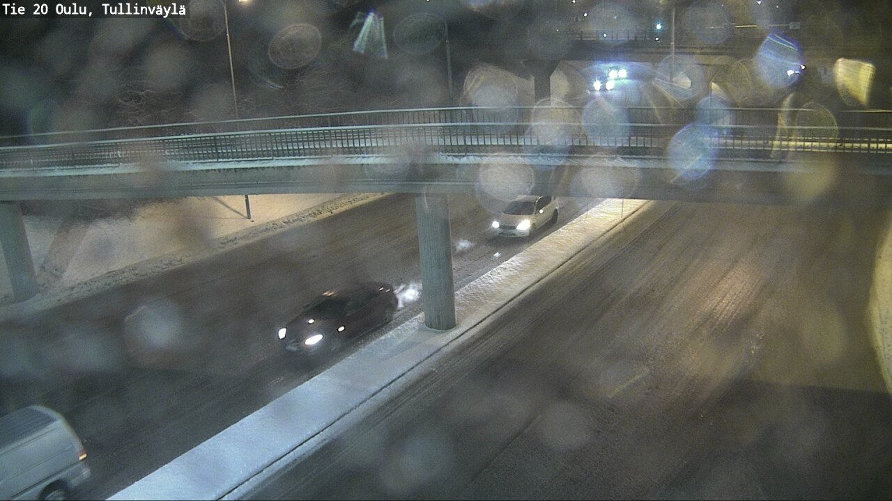 Weather Camera Image Väg 20 Uleåborg, Tullinväylä, Oulu, Pohjois-Pohjanmaa