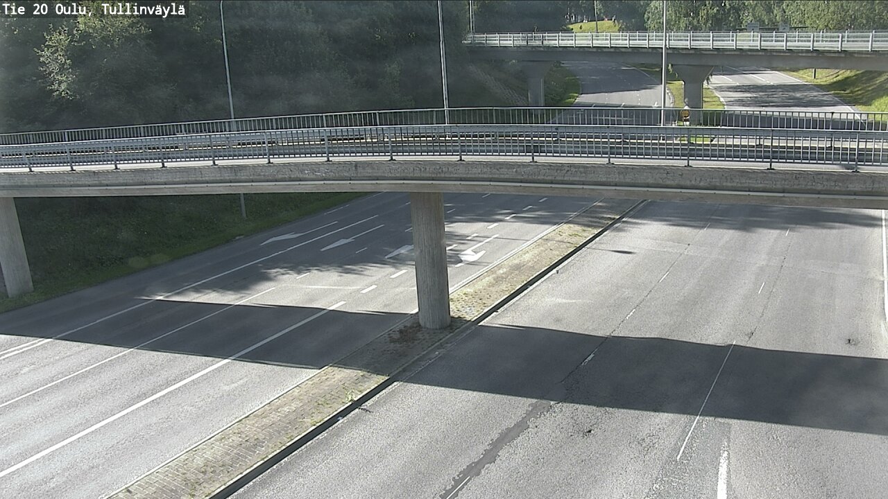 Weather Camera Image Road 20 Oulu, Tullinväylä, Oulu, Pohjois-Pohjanmaa