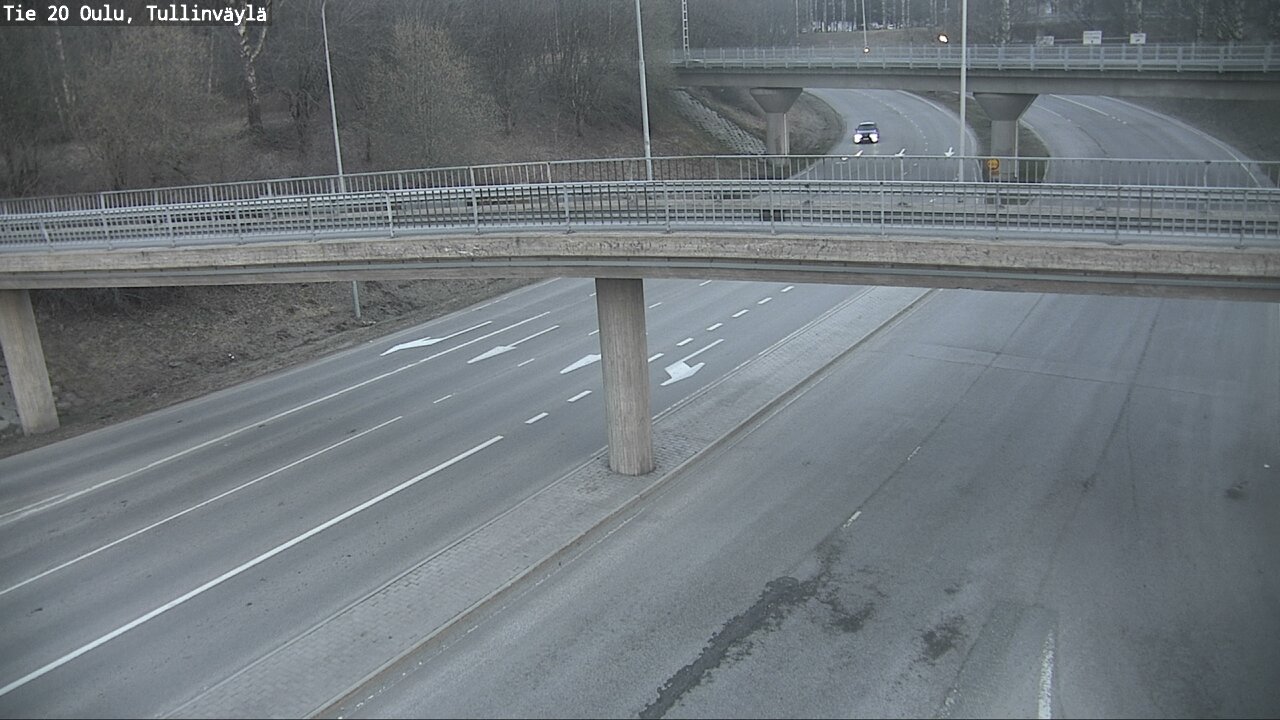 Weather Camera Image Road 20 Oulu, Tullinväylä, Oulu, Pohjois-Pohjanmaa
