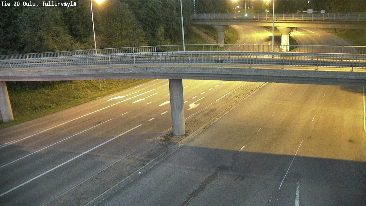 Weather Camera Image Road 20 Oulu, Tullinväylä, Oulu, Pohjois-Pohjanmaa