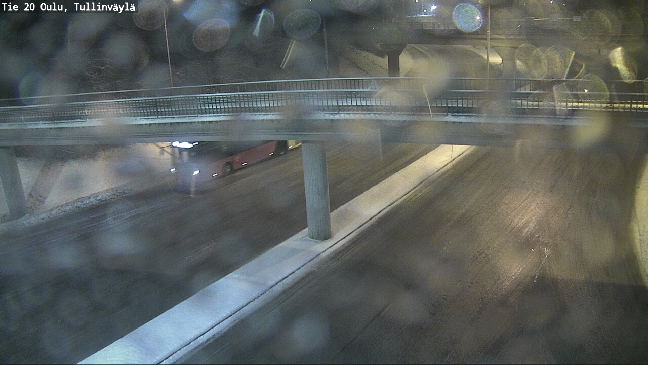Weather Camera Image Väg 20 Uleåborg, Tullinväylä, Oulu, Pohjois-Pohjanmaa