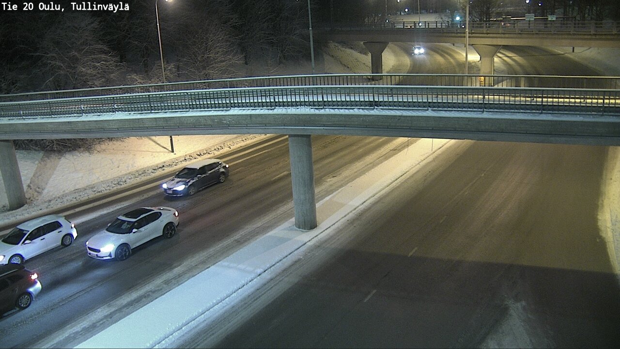 Weather Camera Image Väg 20 Uleåborg, Tullinväylä, Oulu, Pohjois-Pohjanmaa