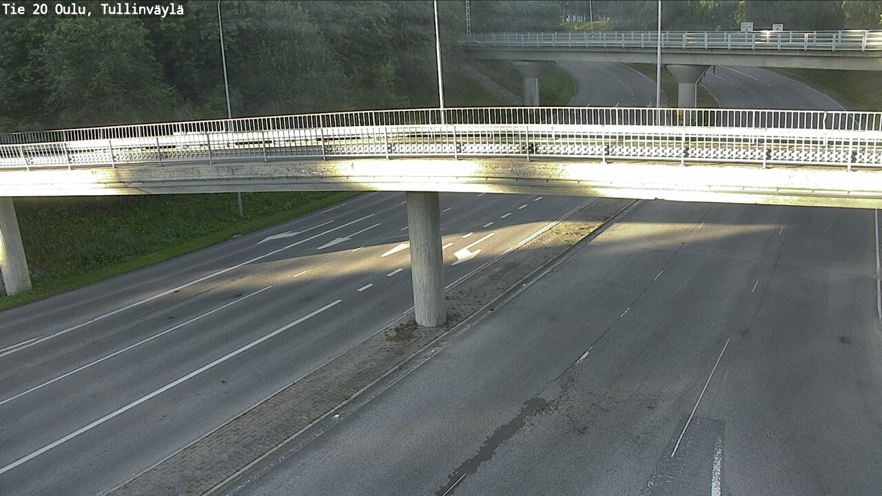 Weather Camera Image Road 20 Oulu, Tullinväylä, Oulu, Pohjois-Pohjanmaa